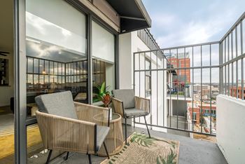 Balcony And Patio at Iris Luxury Apartments, Memphis, TN  